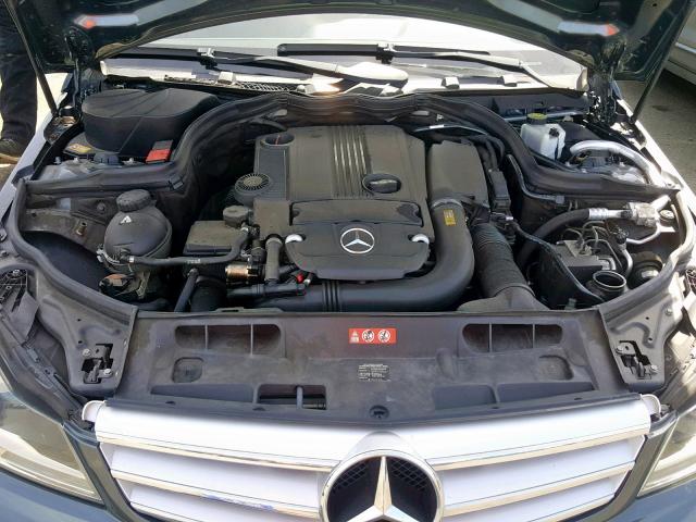 WDDGF4HB2DA793883 - 2013 MERCEDES-BENZ C 250 GRAY photo 7