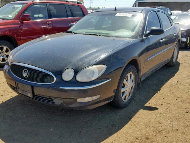 2G4WD562551278937 - 2005 BUICK LACROSSE C BLACK photo 2