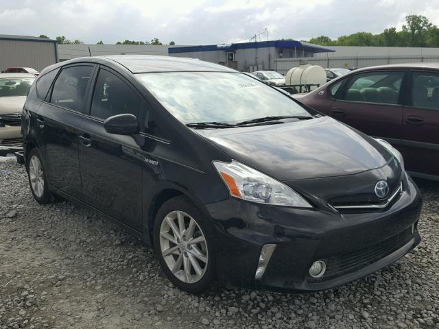 JTDZN3EU9D3273657 - 2013 TOYOTA PRIUS V BLACK photo 1