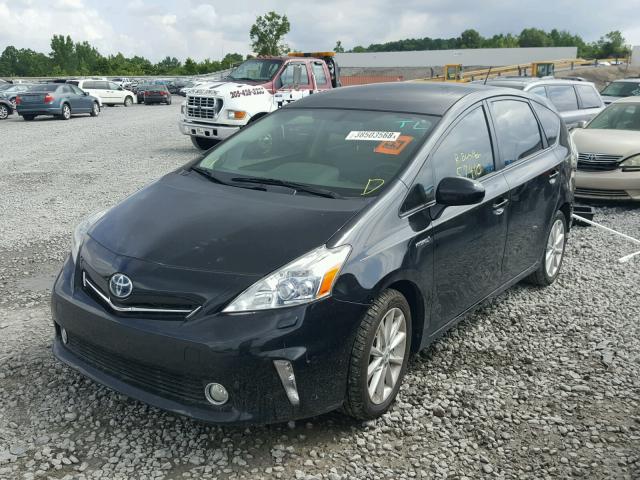 JTDZN3EU9D3273657 - 2013 TOYOTA PRIUS V BLACK photo 2