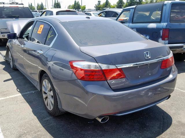 1HGCR3F8XFA024067 - 2015 HONDA ACCORD EXL CHARCOAL photo 3