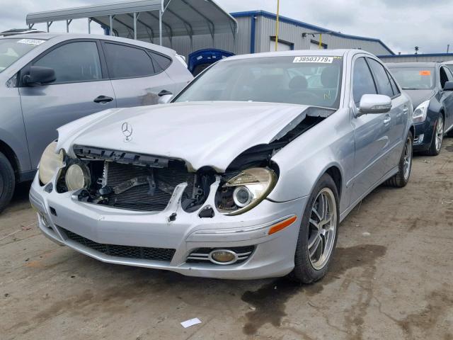 WDBUF56X37B058831 - 2007 MERCEDES-BENZ E 350 SILVER photo 2