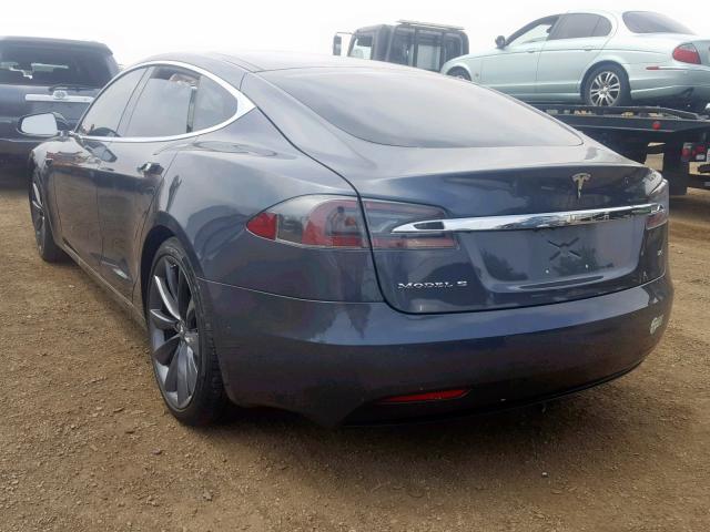 5YJSA1E18HF173761 - 2017 TESLA MODEL S CHARCOAL photo 3