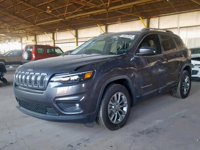 1C4PJLLB2KD357914 - 2019 JEEP CHEROKEE L GRAY photo 2