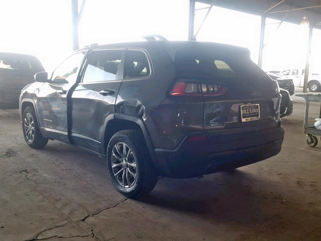 1C4PJLLB2KD357914 - 2019 JEEP CHEROKEE L GRAY photo 3