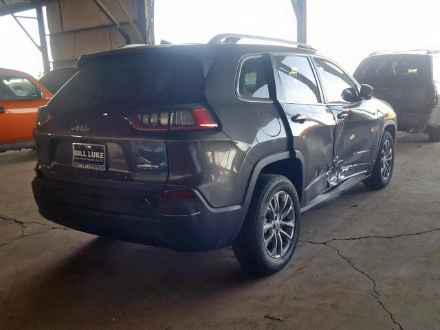 1C4PJLLB2KD357914 - 2019 JEEP CHEROKEE L GRAY photo 4