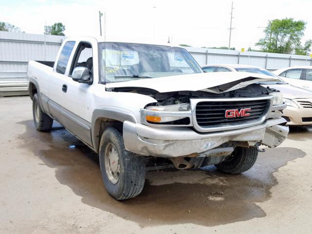 2GTEK19T621139091 - 2002 GMC NEW SIERRA WHITE photo 1