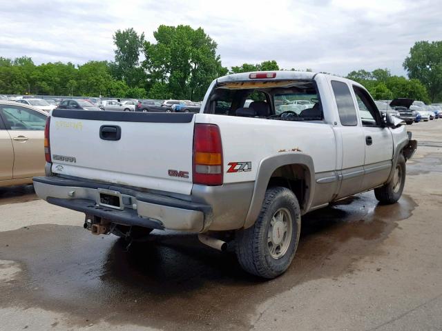 2GTEK19T621139091 - 2002 GMC NEW SIERRA WHITE photo 4