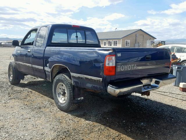 JT4VD22F2S0015092 - 1995 TOYOTA T100 XTRAC BLUE photo 3