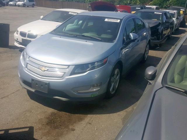 1G1RF6E49EU174811 - 2014 CHEVROLET VOLT BLUE photo 2