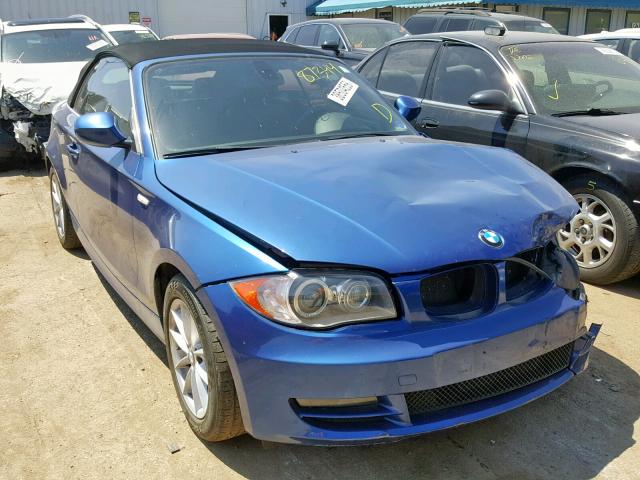 WBAUL7C58AVJ78443 - 2010 BMW 128 I BLUE photo 1