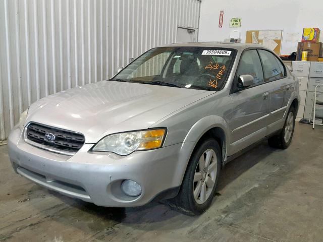 4S4BL62C077215062 - 2007 SUBARU LEGACY OUT SILVER photo 2