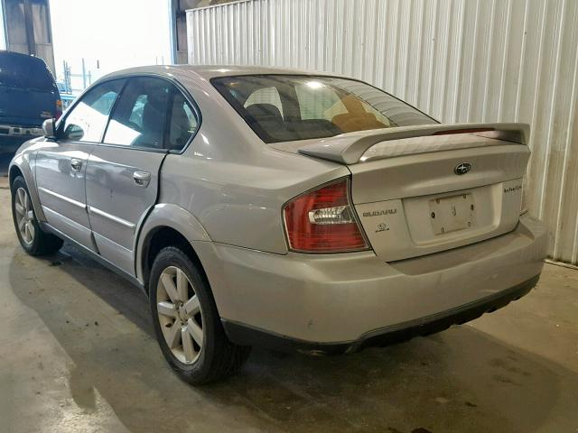 4S4BL62C077215062 - 2007 SUBARU LEGACY OUT SILVER photo 3