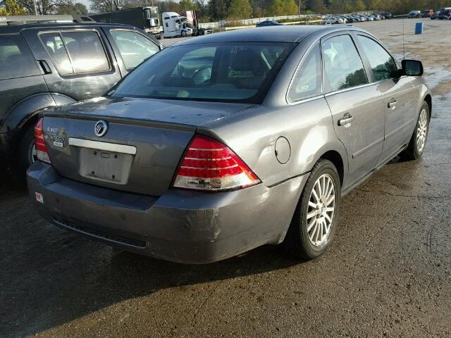 1MEHM42195G622176 - 2005 MERCURY MONTEGO PR GRAY photo 4