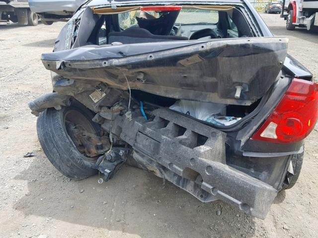 1G8AW15FX6Z197652 - 2006 SATURN ION LEVEL BLACK photo 9