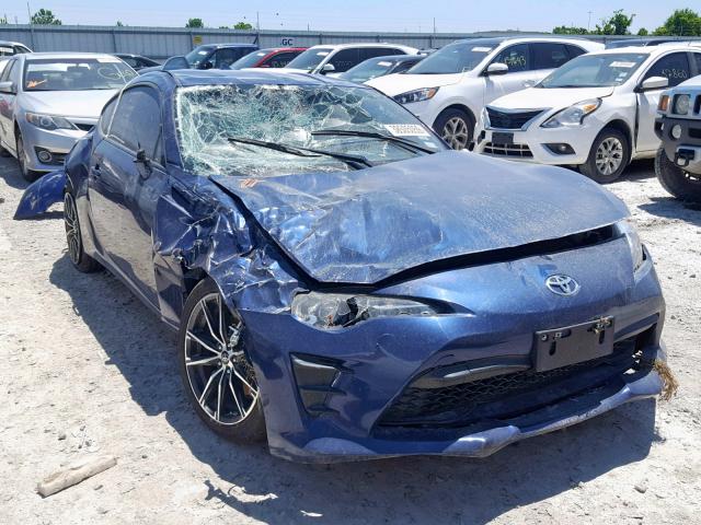 JF1ZNAA18H8705914 - 2017 TOYOTA 86 BASE BLUE photo 1