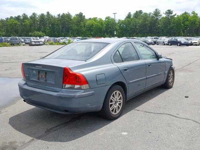 YV1RS64A442363221 - 2004 VOLVO S60 TEAL photo 4