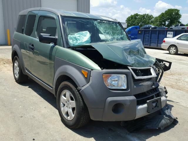 5J6YH28594L016753 - 2004 HONDA ELEMENT EX GREEN photo 1