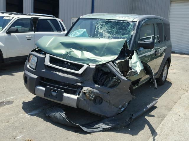 5J6YH28594L016753 - 2004 HONDA ELEMENT EX GREEN photo 2