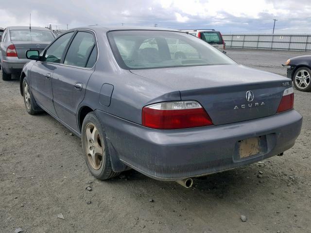 19UUA566X2A058042 - 2002 ACURA 3.2 TL GRAY photo 3