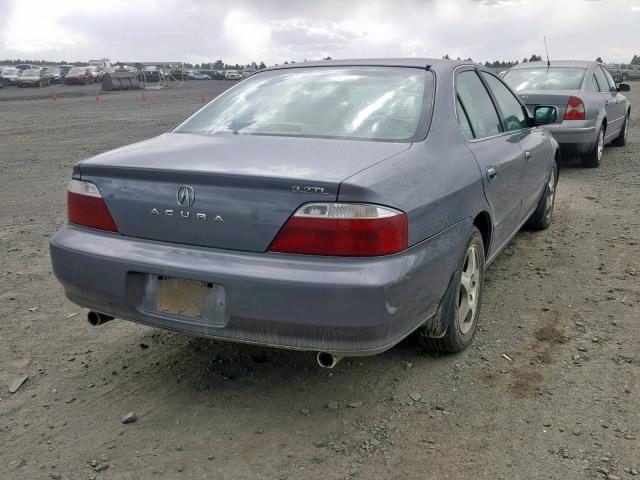 19UUA566X2A058042 - 2002 ACURA 3.2 TL GRAY photo 4