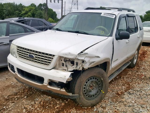 1FMZU64K75UA66938 - 2005 FORD EXPLORER E WHITE photo 2