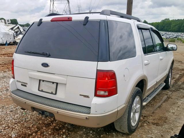 1FMZU64K75UA66938 - 2005 FORD EXPLORER E WHITE photo 4