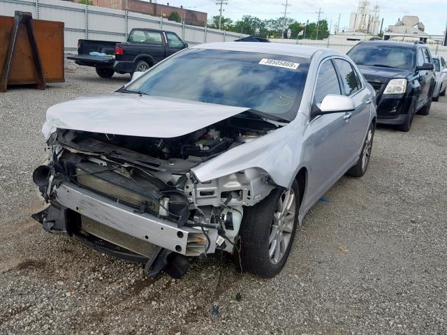 1G1ZE5EU0BF371430 - 2011 CHEVROLET MALIBU LTZ 银色 照片 2