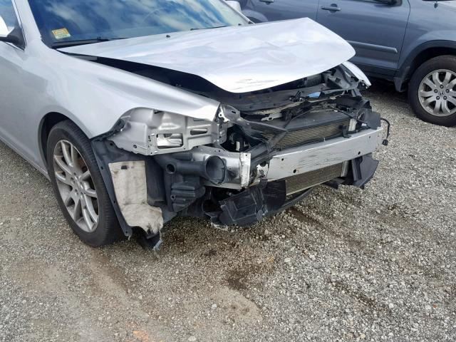 1G1ZE5EU0BF371430 - 2011 CHEVROLET MALIBU LTZ 银色 照片 9