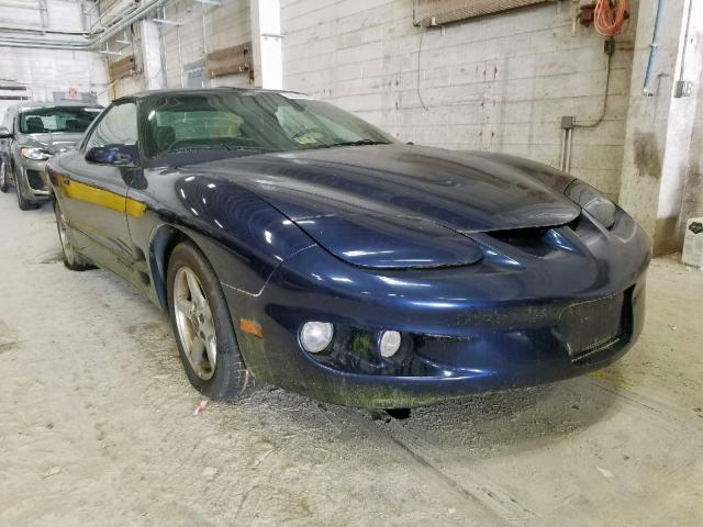 2G2FV22G6Y2167138 - 2000 PONTIAC FIREBIRD F BLUE photo 1