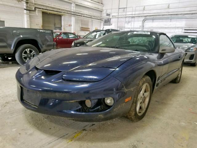 2G2FV22G6Y2167138 - 2000 PONTIAC FIREBIRD F BLUE photo 2