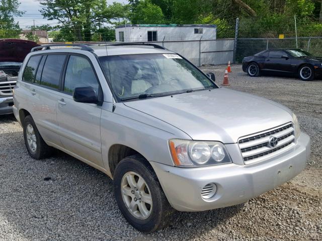 JTEGF21A220061963 - 2002 TOYOTA HIGHLANDER SILVER photo 1