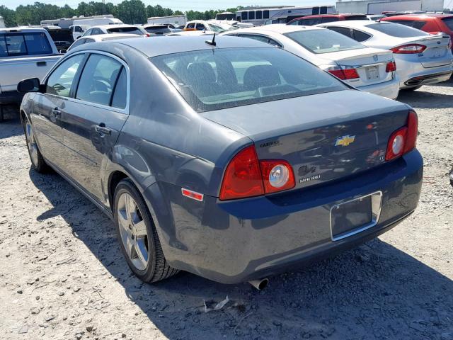 1G1ZH57B094273166 - 2009 CHEVROLET MALIBU 1LT GRAY photo 3