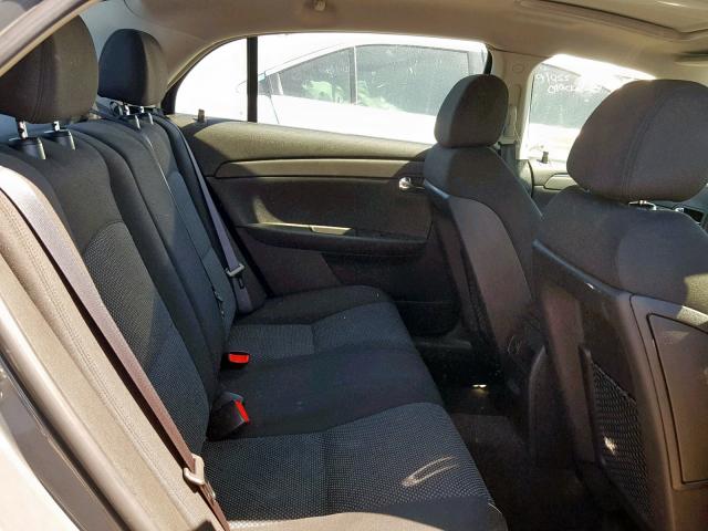 1G1ZH57B094273166 - 2009 CHEVROLET MALIBU 1LT GRAY photo 6