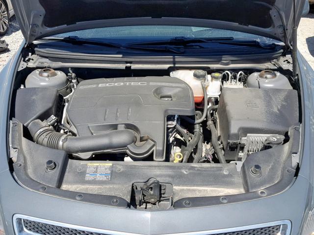 1G1ZH57B094273166 - 2009 CHEVROLET MALIBU 1LT GRAY photo 7