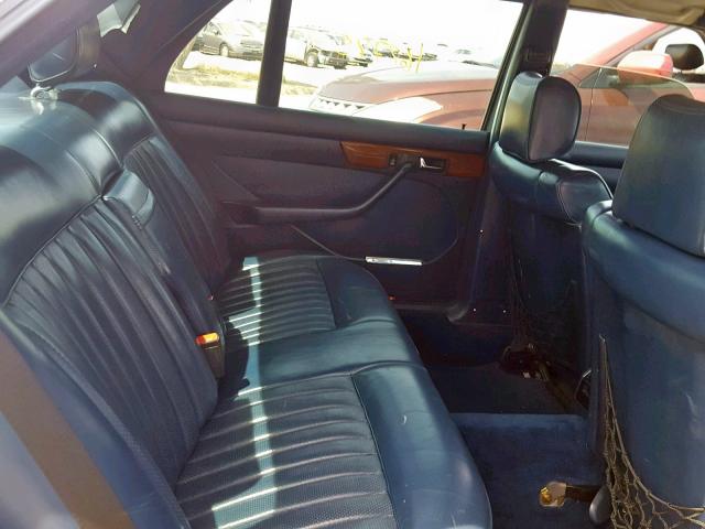 WDBCA35D3GA196526 - 1986 MERCEDES-BENZ 420 SEL BLUE photo 6