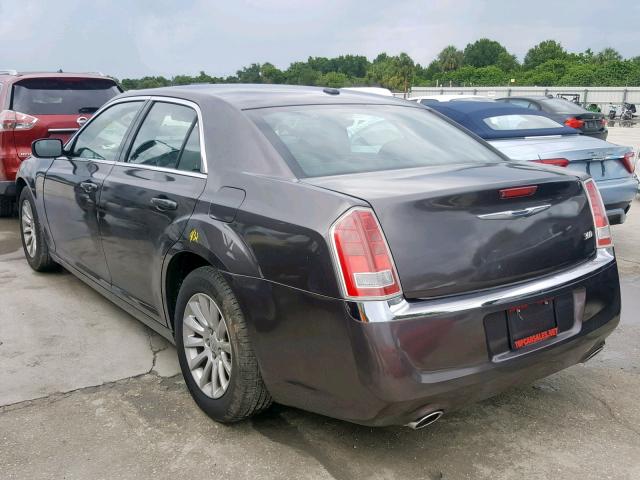 2C3CCAAG0DH557728 - 2013 CHRYSLER 300 GRAY photo 3