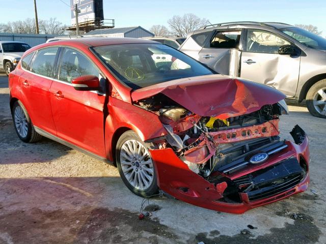 1FAHP3N22CL222364 - 2012 FORD FOCUS TITA RED photo 1