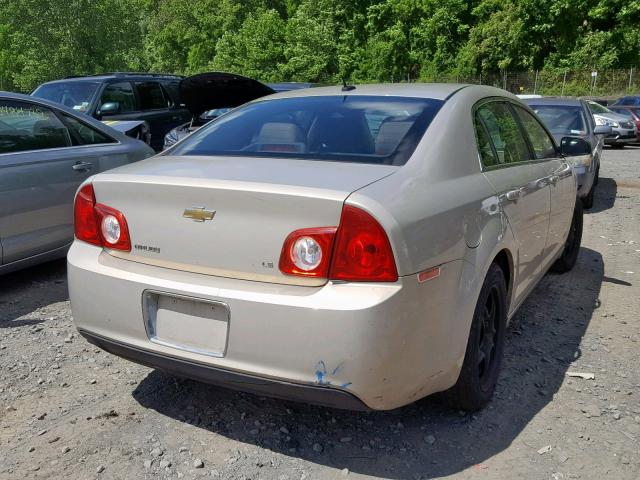 1G1ZG57B59F243278 - 2009 CHEVROLET MALIBU LS TAN photo 4