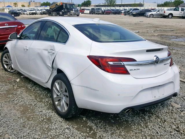 2G4GP5EX9G9155459 - 2016 BUICK REGAL PREM WHITE photo 3