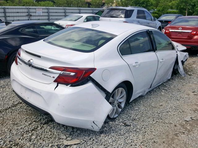 2G4GP5EX9G9155459 - 2016 BUICK REGAL PREM WHITE photo 4