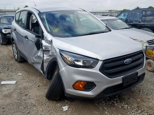 1FMCU0F72JUA54914 - 2018 FORD ESCAPE S SILVER photo 1