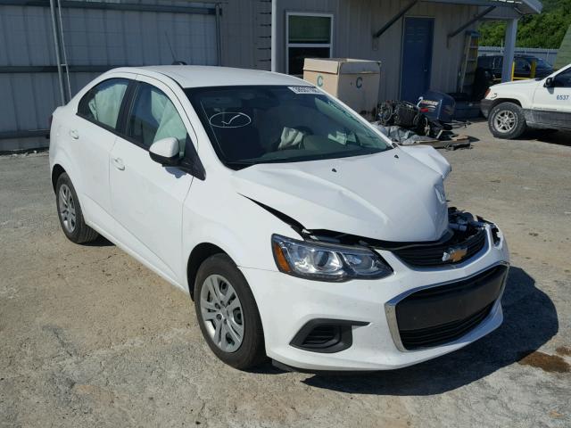 1G1JB5SH7J4105393 - 2018 CHEVROLET SONIC LS 白色 照片 1