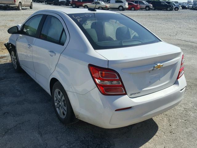 1G1JB5SH7J4105393 - 2018 CHEVROLET SONIC LS 白色 照片 3