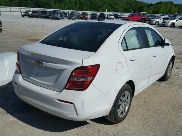 1G1JB5SH7J4105393 - 2018 CHEVROLET SONIC LS 白色 照片 4