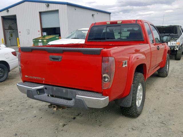 1GCDT196658127401 - 2005 CHEVROLET COLORADO RED photo 4