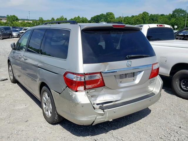 5FNRL38865B109808 - 2005 HONDA ODYSSEY TO SILVER photo 3