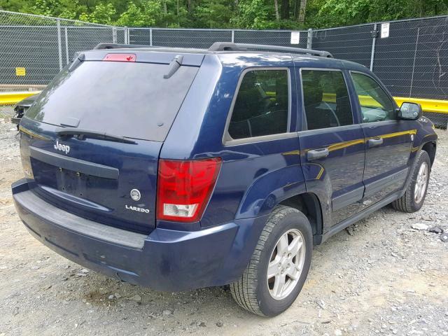 1J4GR48K85C685253 - 2005 JEEP GRAND CHER BLUE photo 4