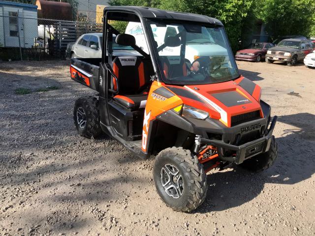 4XAUH9EA5DB618996 - 2013 POLARIS RANGER 900 ORANGE photo 2