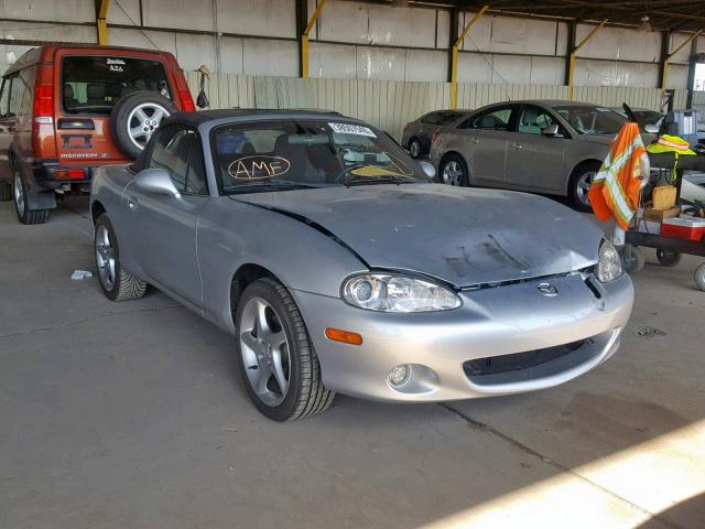 JM1NB353230303791 - 2003 MAZDA MX-5 MIATA SILVER photo 1